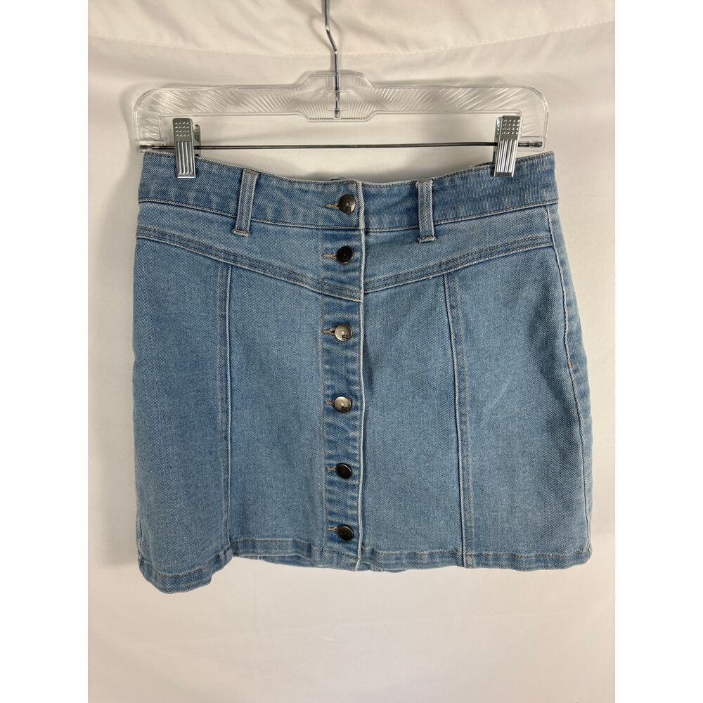RSQ Collective Button Front Denim Skirt Size 11/ 30